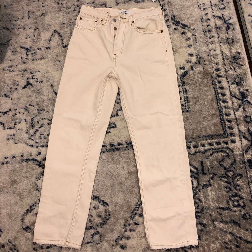 RE/DONE High Rise Stove Pope Jeans